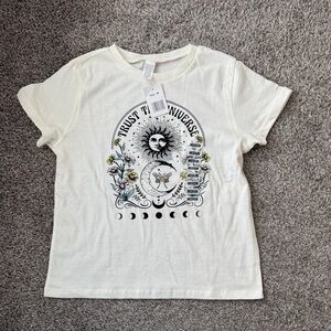 Kids Cream Graphic Tee